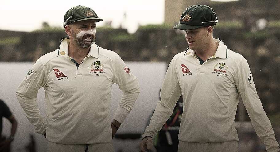 Matthew kuhnemann and Nathan Lyon SL vs AUS: Australia registered a massive win against Sri Lanka