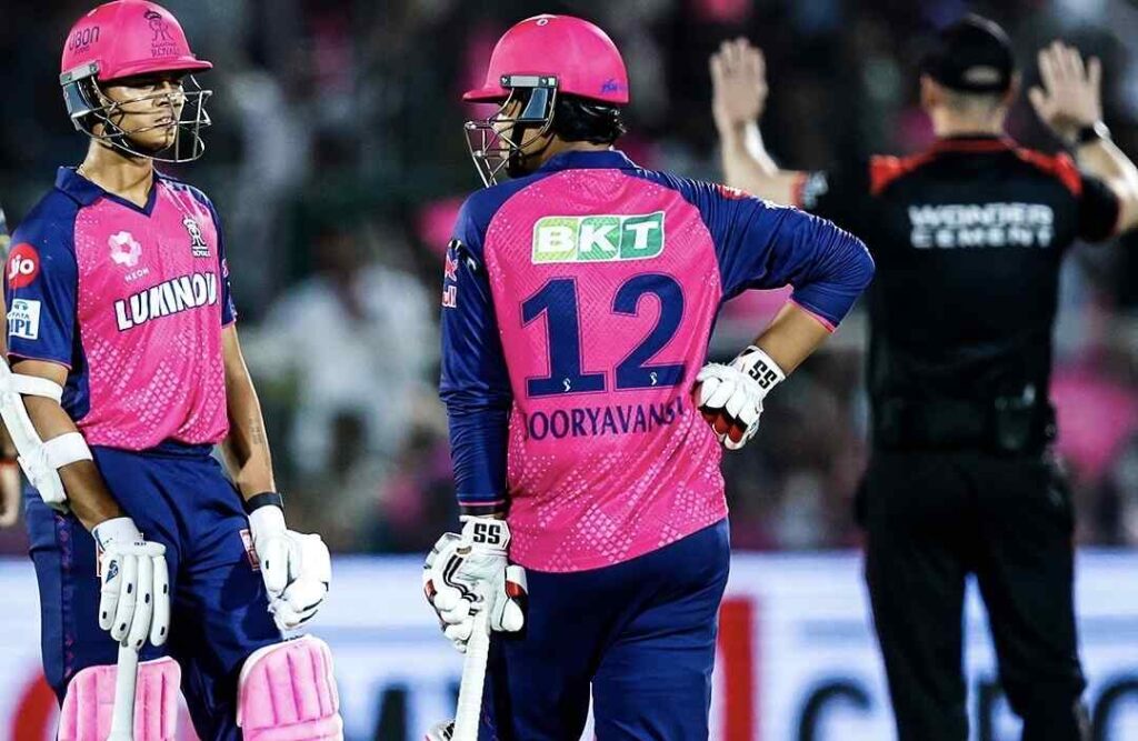RR VS GT: Vaibhav's 101 and Jaiswal's 70 Sink titans